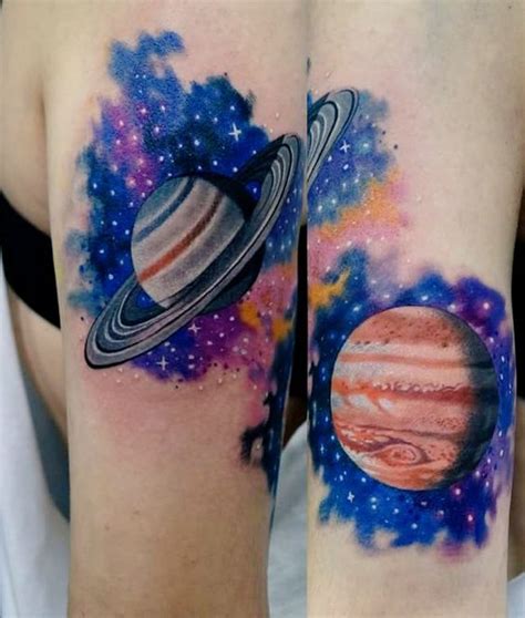 35 Amazing Saturn Tattoos With Meanings, Ideas